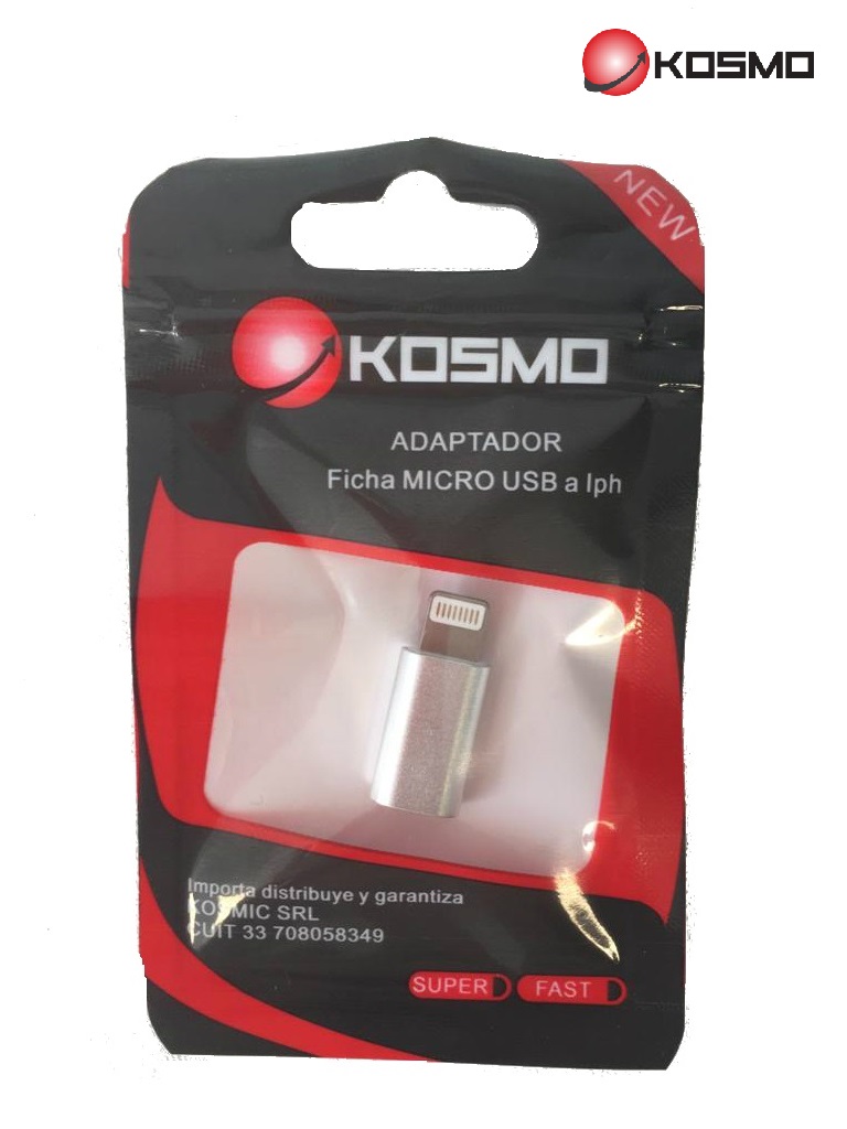 ADAPTADOR MICRO USB A IPH